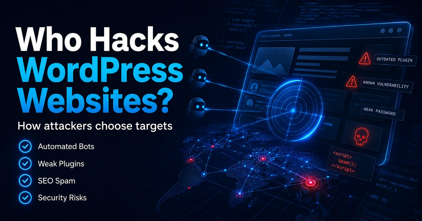Who hacks WordPress websites and how attackers choose weak targets